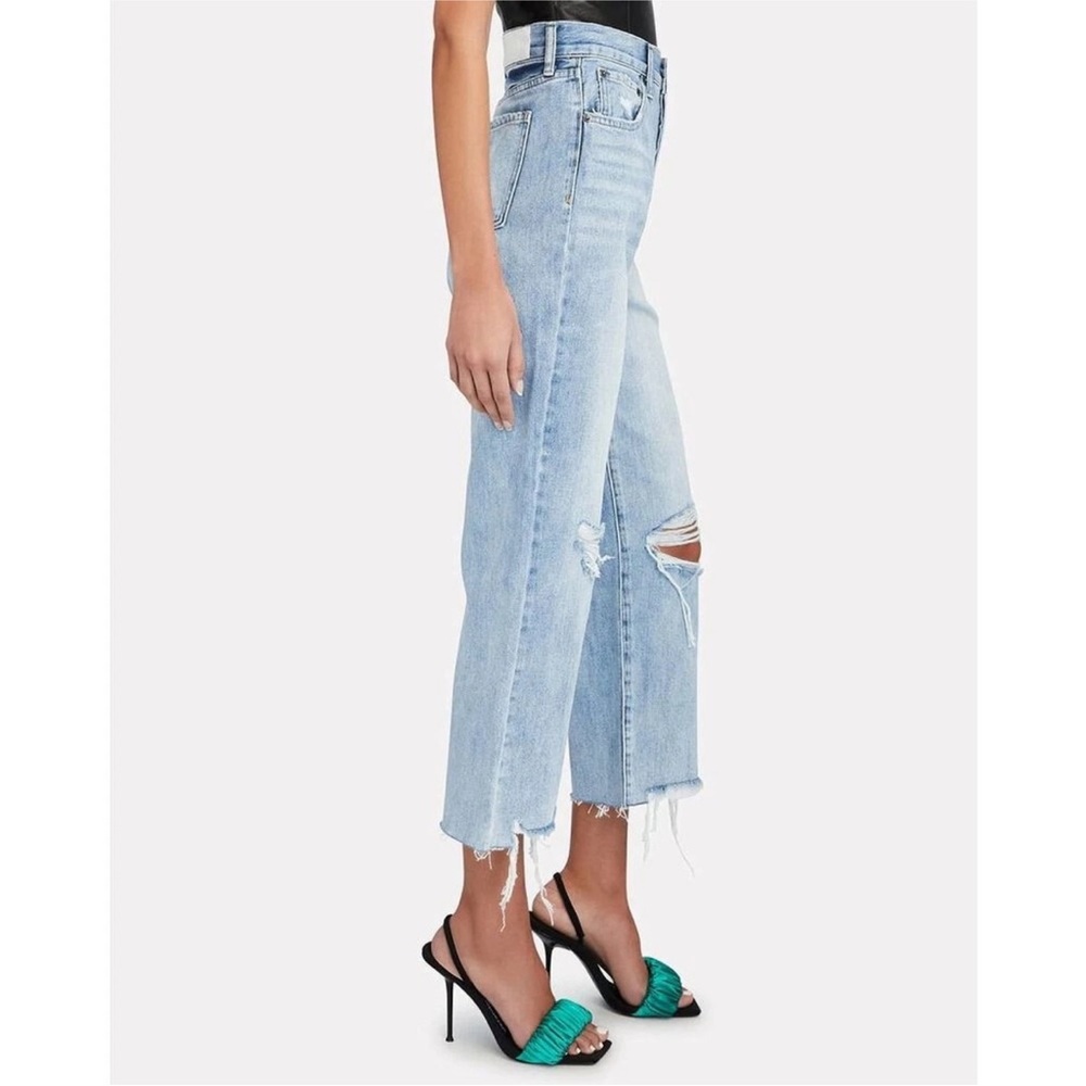 PISTOLA Cassie Distressed High-Rise Straight-Leg Jeans - Picture 3 of 7